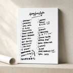 Pearl Jam New York Setlist Wall Art - Madison Square Garden, Night 2 - 9/4/24