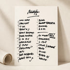 Pearl Jam Philadelphia Setlist Wall Art - Wells Fargo Center, Night 1 - 9/7/24
