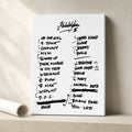 Pearl Jam Philadelphia Setlist Wall Art - Wells Fargo Center, Night 2 - 9/9/24