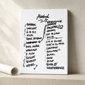 Pearl Jam Pittsburgh Setlist Wall Art - PPG Paints Arena, Night 1 - 5/16/25