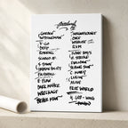 Pearl Jam Pittsburgh Setlist Wall Art - PPG Paints Arena, Night 2 - 5/18/25