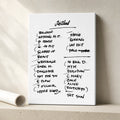 Pearl Jam Portland Setlist Wall Art - Moda Center - 5/10/24
