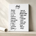 Pearl Jam Raleigh Setlist Wall Art - Lenovo Center, Night 1 - 5/11/25