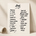 Pearl Jam Raleigh Setlist Wall Art - Lenovo Center, Night 1 - 5/11/25