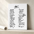 Pearl Jam Seattle Setlist Wall Art - Climate Pledge Arena, Night 1 - 5/28/24