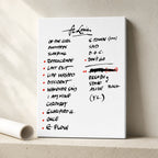 Pearl Jam St. Louis Setlist Wall Art - Enterprise Center - 9/18/22