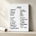 Pearl Jam St. Paul Setlist Wall Art - Xcel Energy Center, Night 1 - 8/31/23