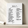 Pearl Jam Vancouver Setlist Wall Art - Rogers Arena, Night 1 - 5/4/24
